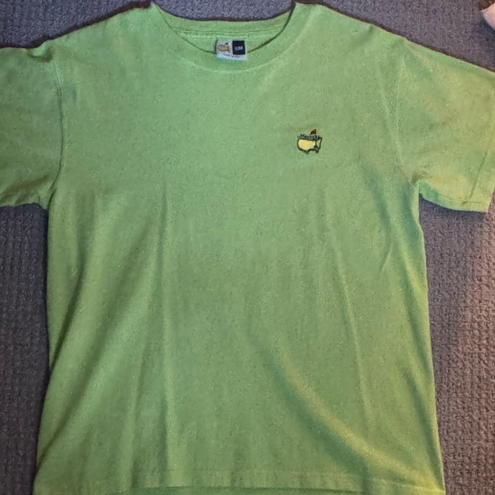 The Masters Green T-Shirt with Embroidered Logo
